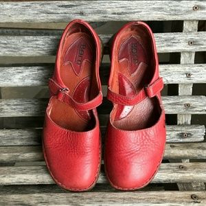 Red Mary Jane Born Shoes